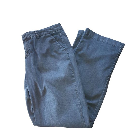 Coldwater Creek Jeans Size L17 Dark Denim Straight Leg Natural Fit 36" Waist - Picture 1 of 7